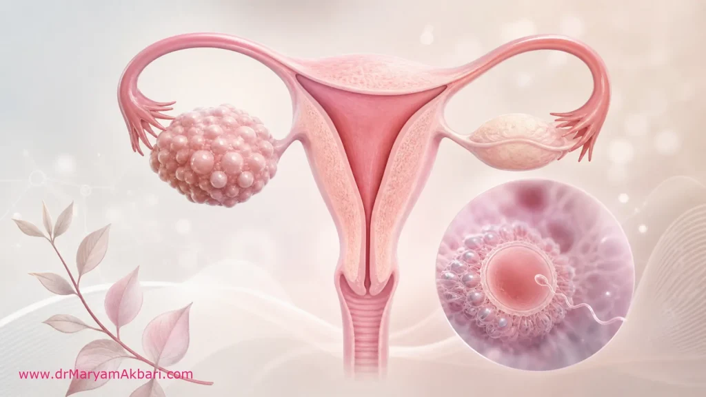 تنبلی تخمدان و بارداری؛ آیا با PCOS می‌توان مادر شد؟