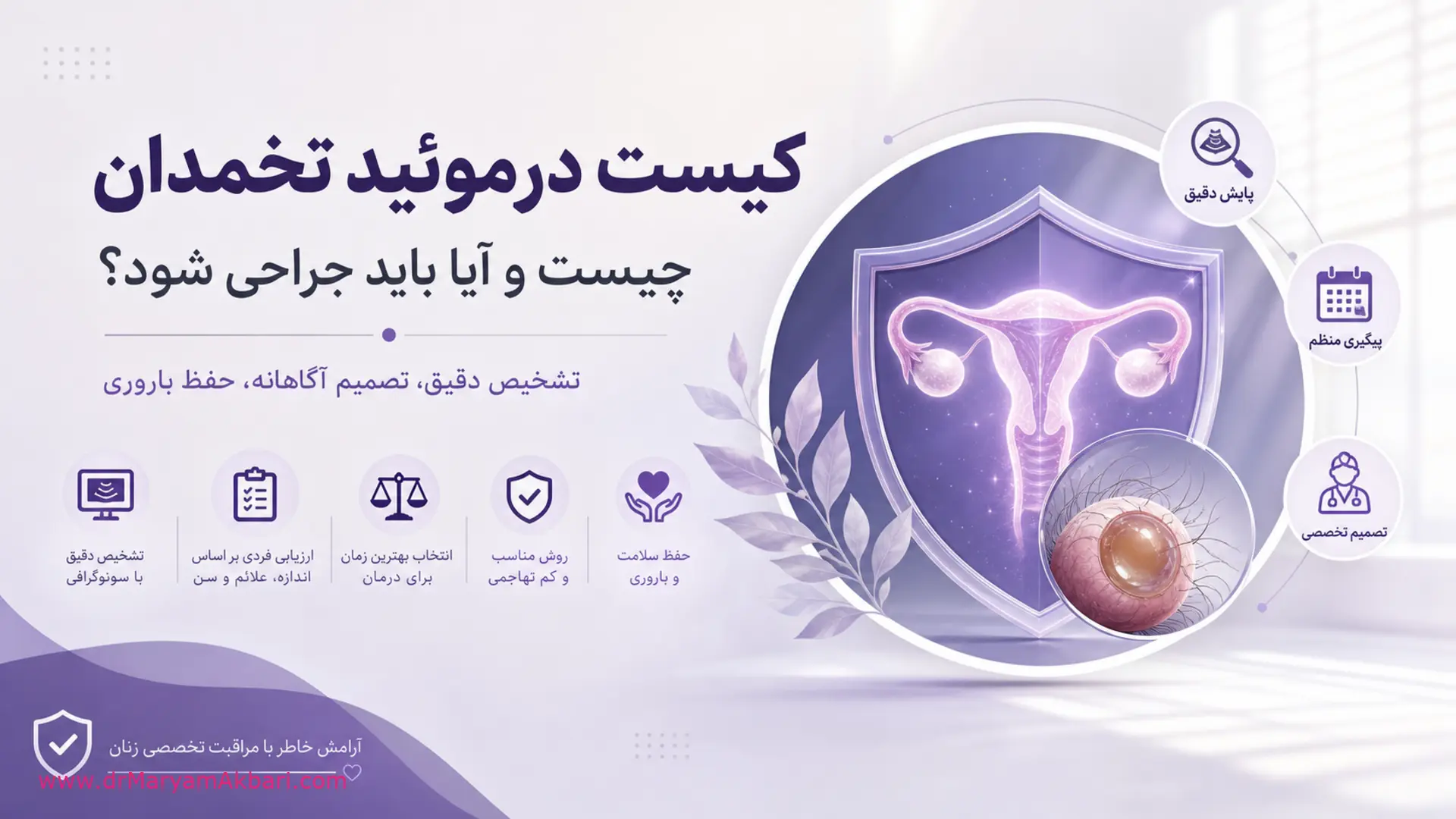 مقالات | بلاگ متخصص زنان 1 کیست درموئید تخمدان چیست و آیا باید جراحی شود؟
